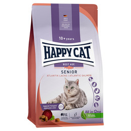 Produktbild von Happy Cat Senior Atlantik Lachs Katzentrockenfutter - 4 kg