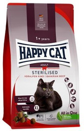 Produktbild von Happy Cat Sterilised Adult Voralpen Rind Katzen Trockenfutter - 1,3 kg