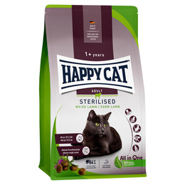 Produktbild von Happy Cat Sterilised Adult Weide Lamm Katzen-Trockenfutter - 4 kg