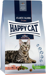 Produktbild von HAPPY CAT Supreme Culinary Adult Atlantik-Lachs Katzentrockenfutter Sparpaket 2 x 4 Kilogramm