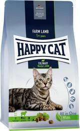 Produktbild von HAPPY CAT Supreme Culinary Adult Weide-Lamm Katzentrockenfutter Sparpaket 2 x 4 Kilogramm