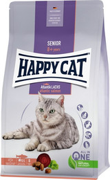 Produktbild von HAPPY CAT Supreme Senior Atlantik-Lachs Katzentrockenfutter Sparpaket 2 x 4 Kilogramm