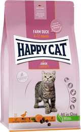Produktbild von Happy Cat Young Junior Land Ente Katzen-Trockenfutter - 4 kg