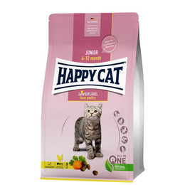 Produktbild von Happy Cat Young Junior Land-Geflügel Katzen-Trockenfutter - 4 kg