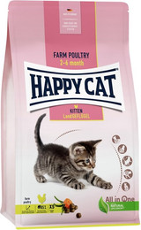 Produktbild von Happy Cat Young Kitten Land-Geflügel - 4 kg