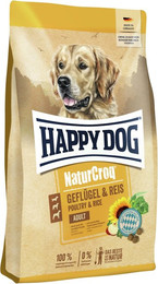 Produktbild von Happy Dog 2 x 11kg NaturCroq Geflügel & Reis