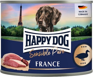 Produktbild von HAPPY DOG 200 Gramm Hundenassfutter 12 x 200 Gramm Ente Pur