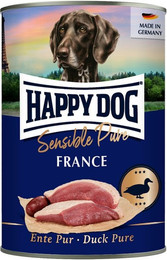 Produktbild von HAPPY DOG 400 Gramm Hundenassfutter 12 x 400 Gramm Ente Pur