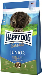 Produktbild von HAPPY DOG Junior Lamm & Reis Hundetrockenfutter Sparpaket 2 x 4 Kilogramm