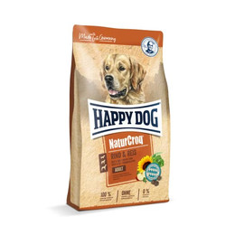 Produktbild von Happy Dog NaturCroq Rind & Reis Trockenfutter für ausgewachsene Hunde - 15 kg