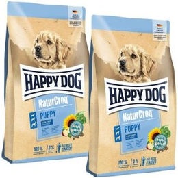 Produktbild von HAPPY DOG NaturCroq Trockenfutter Hund Puppy - 2 x 15 kg