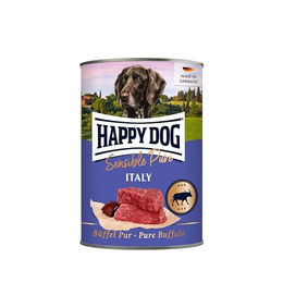 Produktbild von Happy Dog Pur Hunde Nassfutter Büffel - 6 x 400 g