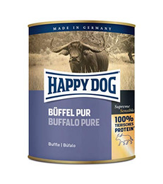 Produktbild von Happy Dog Pur Premium Hunde-Nassfutter Büffel - 6 x 800 g