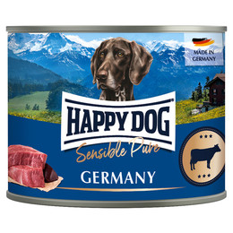 Produktbild von Happy Dog Sens Germany Rind pur - 6 x 200 g