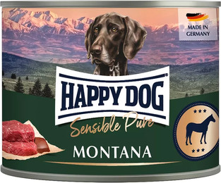Produktbild von Happy Dog Sens Montana Pferd pur - 6 x 200 g