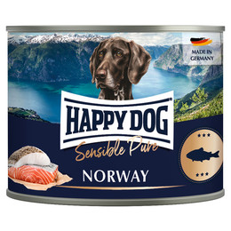 Produktbild von Happy Dog Sens Norway Seefisch pur - 6 x 200 g
