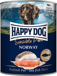 Produktbild von Happy Dog Sens Norway Seefisch pur - 6 x 800 g