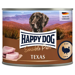 Produktbild von Happy Dog Sens Texas Truthahn pur - 6 x 200 g