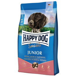 Produktbild von Happy Dog Sensible Junior Lachs & Kartoffel - 4 x 1 kg