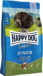 Produktbild von HAPPY DOG Sensible Junior Lamm & Reis Hundetrockenfutter Sparpaket 2 x 10 Kilogramm
