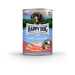 Produktbild von Happy Dog Sensible Puppy & Junior Nassfutter Lamm & Reis - 6 x 200 g