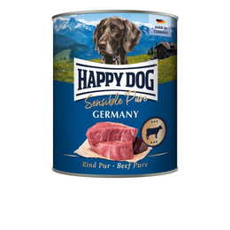Produktbild von Happy Dog Sensible Pure Germany Rind Nassfutter - 6 x 200 g