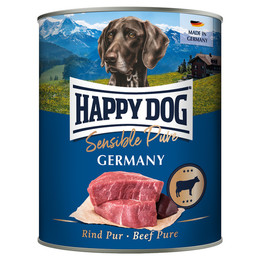 Produktbild von Happy Dog Sensible Pure Germany Rind pur - 6 x 800 g
