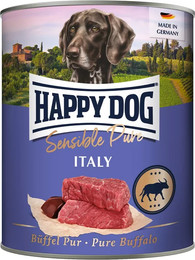 Produktbild von Happy Dog Sensible Pure Italy Büffel pur - 6 x 800 g