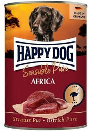 Produktbild von Happy Dog Sensible Pure Italy Nassfutter Strauß für Hunde Adult - 6 x 400 g