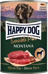 Produktbild von Happy Dog Sensible Pure Montana (Pferd) 6x400g