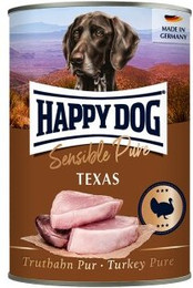 Produktbild von HAPPY DOG Sensible Pure Nassfutter Hund Adult Truthahn - 6 x 400 g