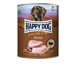 Produktbild von Happy Dog Sensible Pure Texas Truthahn Nassfutter - 6 x 200 g