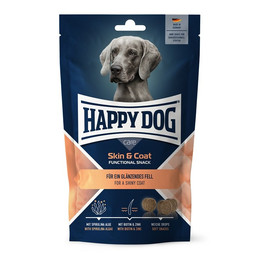 Produktbild von Happy Dog Snack Care Skin & Coat - 10 x 100 g
