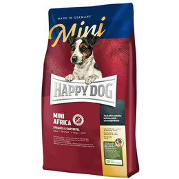 Produktbild von Happy Dog Supreme Mini Africa Strauß Trockenfutter - 4 kg