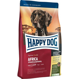 Produktbild von Happy Dog Supreme Sensible Africa Strauß Trockenfutter - 4 kg