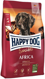 Produktbild von Happy Dog Supreme Sensible Africa Trockenfutter - 4 x 1 kg