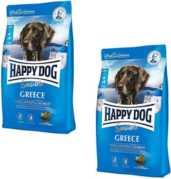 Produktbild von HAPPY DOG Supreme Sensible Greece Hundetrockenfutter Sparpaket 2 x 11 Kilogramm