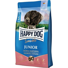Produktbild von Happy Dog Supreme Sensible Junior Huhn, Lachs & Kartoffel - 2 x 10 kg