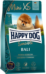Produktbild von Happy Dog Supreme Sensible Mini XS Bali Hähnchen mit Kurkuma - 4 x 1,3 kg