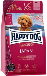 Produktbild von Happy Dog Supreme Sensible Mini XS Japan Hähnchen & Forelle - 1,3 kg