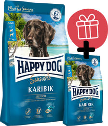 Produktbild von Happy Dog Trockenfutter Supreme Karibik - 11 kg + 1 kg Gratis