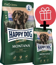 Produktbild von Happy Dog Trockenfutter Supreme Montana - 10 kg + 1 kg Gratis