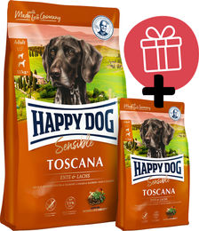 Produktbild von Happy Dog Trockenfutter Supreme Sensible Toscana - 12,5 kg + 1 kg Gratis