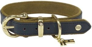 Produktbild von Happy House Halsband Sattelleder Basic blau XXL