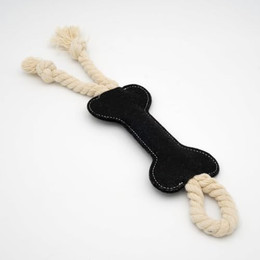 Produktbild von HAPPY JACKY Hundespielzeug Knochen mit Seil