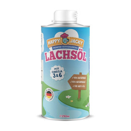 Produktbild von HAPPY JACKY Lachs-Öl - 250 ml