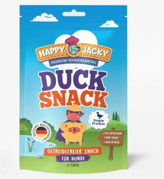 Produktbild von HAPPY JACKY Mono Hundesnack 6x130g Pure Ente