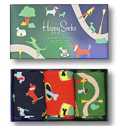 Happy Socks Dog Walking Geschenke Set 3-Pack 36-40 – Bild 1 von 3