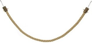 Produktbild von HappyBird Kletterseil aus Jute mit Edelstahlbefestigung - 4 m
