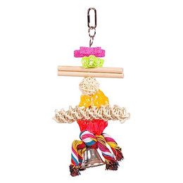 Produktbild von HappyBird Spielzeug Bone & Stone Kabob medium für Sittiche und Papageien - 1 Stk.